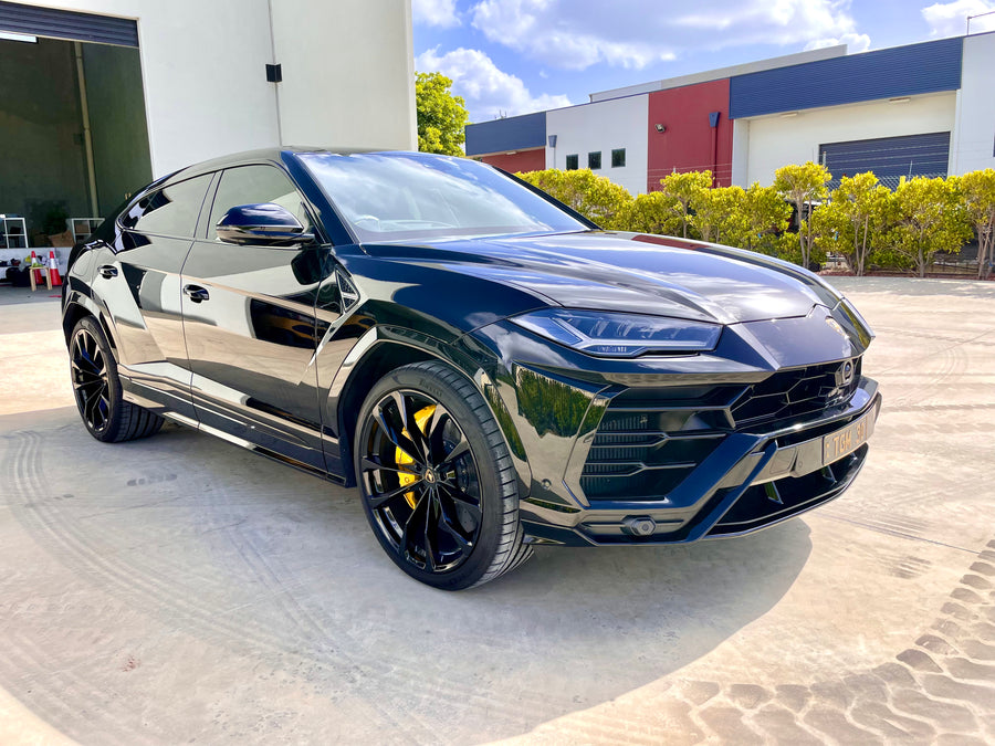 Car finished in Brila glass coating