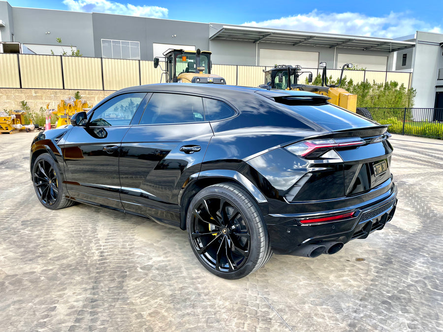 Car finished in Brila glass coating
