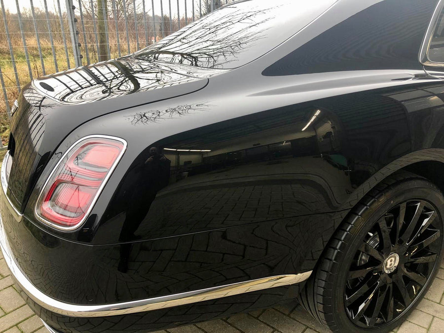 Car finished in Brila glass coating